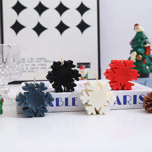 Cera di soia candele di incenso fiocco di neve aromaterapia creativa stile invernale fragranze souvenir regali di festa decorazioni per la casa natale - Product Image 2
