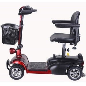 <b>Mobility</b> <b>Scooter</b> Four Wheeler Electric <b>Foldable</b> Aluminum Alloy 8 Km H For Elderly And Disabled - Product Image 3