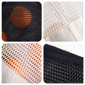 Promotion Stylish Mesh Canvas <b>Net</b> Grocery <b>Bags</b> with Patchwork Design Perfect for Beach Yoga Shopping Sports Activities - Product Image 2
