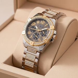 <span class=keywords><strong>Montre</strong></span> de sport pour homme <span class=keywords><strong>Guess</strong></span> GW0351G1, vente en gros, 48 mm, grand cadran, acier inoxydable, chronographe à quartz, résistante à l'eau 100 m, neuve - Product Image 1