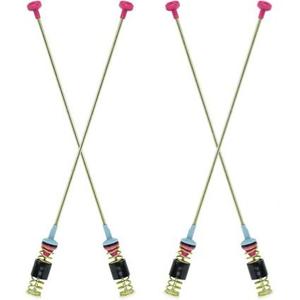 Barra colgante para lavadora DC97-05280W, juego de 4 piezas de 67cm para Samsung WA50R5200AW WA50R5400AV - Product Image 1