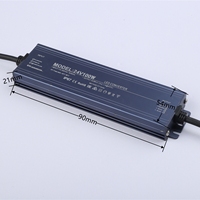 Alimentation électrique LED à haute efficacité avec boîtier en aluminium, garantie de 2 ans, étanche IP67, 5A 12V 400W pour l'éclairage intérieur