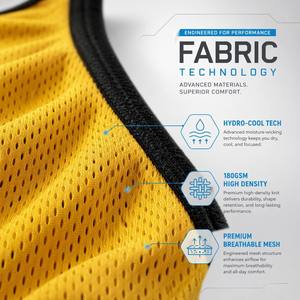 Tenues de basketball réversibles personnalisées en sublimation, ensemble maillot et short en mesh double face pour l'école, la ligue de recreational et les commandes en gros - Product Image 2
