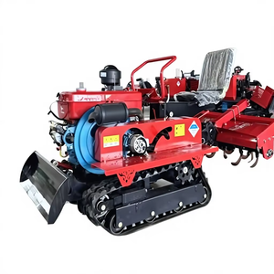 <span class=keywords><strong>Trattore</strong></span> <span class=keywords><strong>per</strong></span> Preparazione del Terreno 25HP 35HP Diesel, Coltivatore <span class=keywords><strong>Cingolato</strong></span>, Macchina Compatta da 650KG con Cingoli in Gomma da 180mm - Product Image 1
