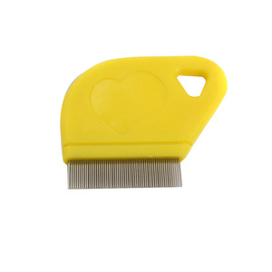 <b>Pet</b> Steel Needle Comb For Dog Grooming With Plastic Handle Convenient Use - Product Image 5