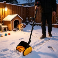 Déneigeur professionnel 21V pour le nettoyage intensif des routes et jardins, et l'entretien fiable des cours intérieures