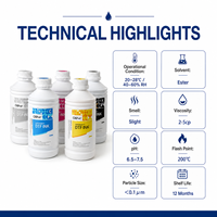 Encre DTF blanche haute luminosité pour têtes d'impression Epson I3200U1 I1600U1 DX5 XP600, imprimantes AUDLEY Gongzheng TAIMES, coton, polyester
