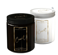 Logo imprimé adhésif vinyle étiquettes étanche feuille d'or BOPP cosmétique clair étiquettes résistant à l'huile autocollants transparents