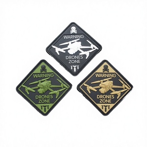 Patchs tactiques personnalisés en PVC souple 3D avec sequins thermocollants, fleurs en relief et moule pour vêtements - Product Image 2