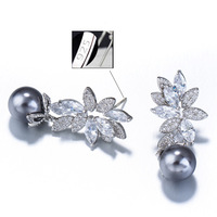 Roxi — boucles d'oreilles pour femme, bijoux de qualité supérieure, en argent S925, clip