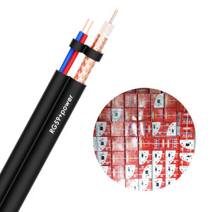 สายโคแอกเชียลสำหรับทีวี RG59ตัวนำทองแดงบริสุทธิ์ RG6 RG58 305เมตร - Product Image 4