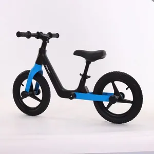 Mini bicicleta de aleación de aluminio y magnesio de 12 pulgadas, sin pedal, 2 ruedas, deportiva, de montaña, para niños