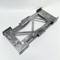 Pièces métalliques de support brossées, fabriquées directement en usine : estampage de précision, découpe laser, soudage, pliage