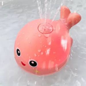 Bola de baño de ballena eléctrica para niños, luz LED, música, juguetes de baño de plástico para bebés <span class=keywords><strong>con</strong></span> ducha de agua pulverizada, <span class=keywords><strong>bañera</strong></span> de juguete para bañarse - Product Image 5