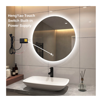 Offre Spéciale intégré Power One Key Touch Sensor Switch 12V 12W LED Monochrome Gradation en continu utilisé pour les miroirs de maquillage de salle de bain