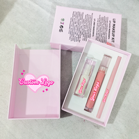 Kit de brillant à lèvres 3-en-1 : Crayon contour des lèvres crémeux, brillant à lèvres liquide nude waterproof, végétalien, pour ensemble baume à lèvres et huile à lèvres - Vente en gros