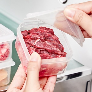 Custom Logo Meat <b>Display</b> Storage Container Lunch <b>Box</b> Storage Containers PP <b>Plastic</b> Food Packaging Meat Tray for Kitchen - Product Image 2