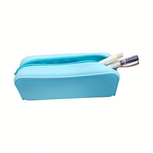 Fashion Stationery Bag Zipper Closure Portable Outdoor Storage Coin <b>Purse</b> Brush Pouch Pen Cosmetics Candy Pattern Printed Logo - Product Image 5