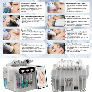 Newface เครื่อง2023 hydradermabrasion ฟองขนาดเล็กการวิเคราะห์ผิวด้วยออกซิเจนเจ็ทอะควาสปาเราใหม่8 1ฟองไมโครบับเบิลสำหรับผิวหน้า - Product Image 4