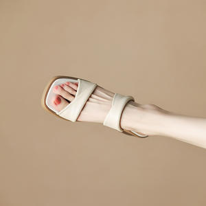 รองเท้าส้นสูงแบบสวมสำหรับผู้หญิง ดีไซน์โปร่งลายฉลุ สำหรับฤดูใบไม้ผลิและฤดูร้อน  รองรับการสั่งทำโลโก้  รองเท้าหนังแฟชั่นสำหรับผู้หญิง - Product Image 3