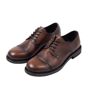 Zapatos Formales de Negocios de Cuero Genuino para Hombre de Alta Calidad, Hechos a Medida en Fábrica, con Cordones, Aumentan la Altura, Impermeables - Product Image 1