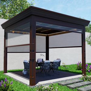 Control Remoto Eléctrico Motorizado Deslizante Cerrado Cortinas Toldo Sombrilla Toldo para Cubiertas de Techo Patio Terrazas - Product Image 4