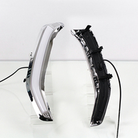 Luz LED DRL de Conducción Diurna, Impermeable, con Señalización Amarilla para Subaru Forester 2013 2014 2015 2016 2017 2018
