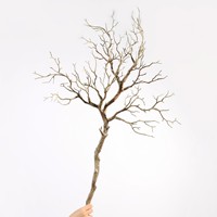 Décoration florale artificielle blanche en forme de bois de cerf, ornements faits à la main, style Mori, fausses branches séchées pour mariage