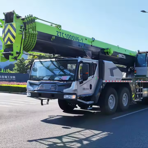 <span class=keywords><strong>Grue</strong></span> à flèche ergonomique de 100 tonnes pour l'industrie du matériel de <span class=keywords><strong>location</strong></span>, <span class=keywords><strong>grue</strong></span> <span class=keywords><strong>sur</strong></span> <span class=keywords><strong>camion</strong></span> ZTC1000VS663 pour la manutention de matériaux en extérieur - Product Image 6