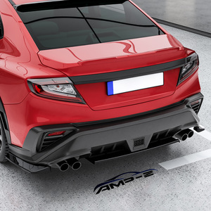 สปอยเลอร์มุมกันชนหลัง Subaru ABS สีดำเงา ลายคาร์บอนไฟเบอร์ แบบติดกาว สำหรับ WRX STI VB ปี 2022+ - Product Image 3