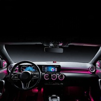 Nouveau kit de mise à niveau d'éclairage ambiant personnalisé, tweeter rotatif 4D, cache-haut-parleur, éclairage ambiant pour Mercedes Ben-z Classe CLA W118