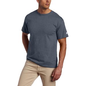 T-shirt pour homme athlétique personnalisé, léger, 100% coton, poids moyen, respirant, motif uni, étiquette personnalisée, poids du tissu 300 grammes - Product Image 1