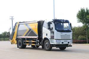 FAW รถบรรทุกขยะ4X2ดีเซลด้านหลังรถบรรทุกขยะ ³ 15-19m รถบรรทุกขยะสามารถปรับแต่งได้ด้วยตนเองสำหรับการเก็บขยะ - Product Image 6