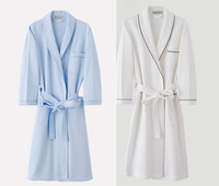 Peignoir d'hôtel personnalisé en gros, peignoir en coton doux et confortable pour chambre d'hôtel
