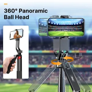 Ulanzi Ma09 Smartphone Trépied <span class=keywords><strong>Bluetooth</strong></span> Selfie Stick Trépied De Bureau Pour <span class=keywords><strong>Iphone</strong></span> 12 13 14 Go pro Carte Caméra En Direct Streaming Vidéo - Product Image 5