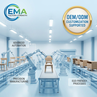 Système de bureau modulaire pour enfants en bois massif EMA, table d'étude en bois extensible et combinable pour répondre aux besoins d'une famille en croissance