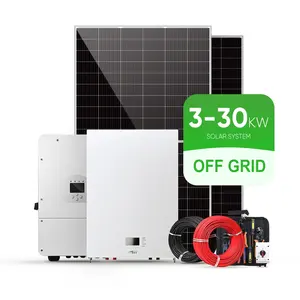 좋은 판매 태양 에너지 오프 그리드 스토리지 시스템 5Kw 8Kw 10Kw 태양열 전원 오프 그리드 풀 세트 시스템 가정용
