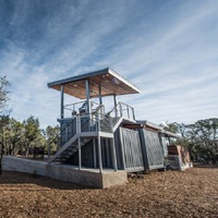 Maison préfabriquée portable de haute qualité, design personnalisé, structure moderne en acier léger assemblée, pour appartement ou villa