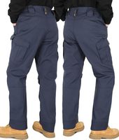 8432 Fortement recommandé, pantalon de travail en toile Dura-Stretch Rip-Stop avec poches cargo de 8,5 oz, résistant aux flammes, hydrofuge et anti-taches