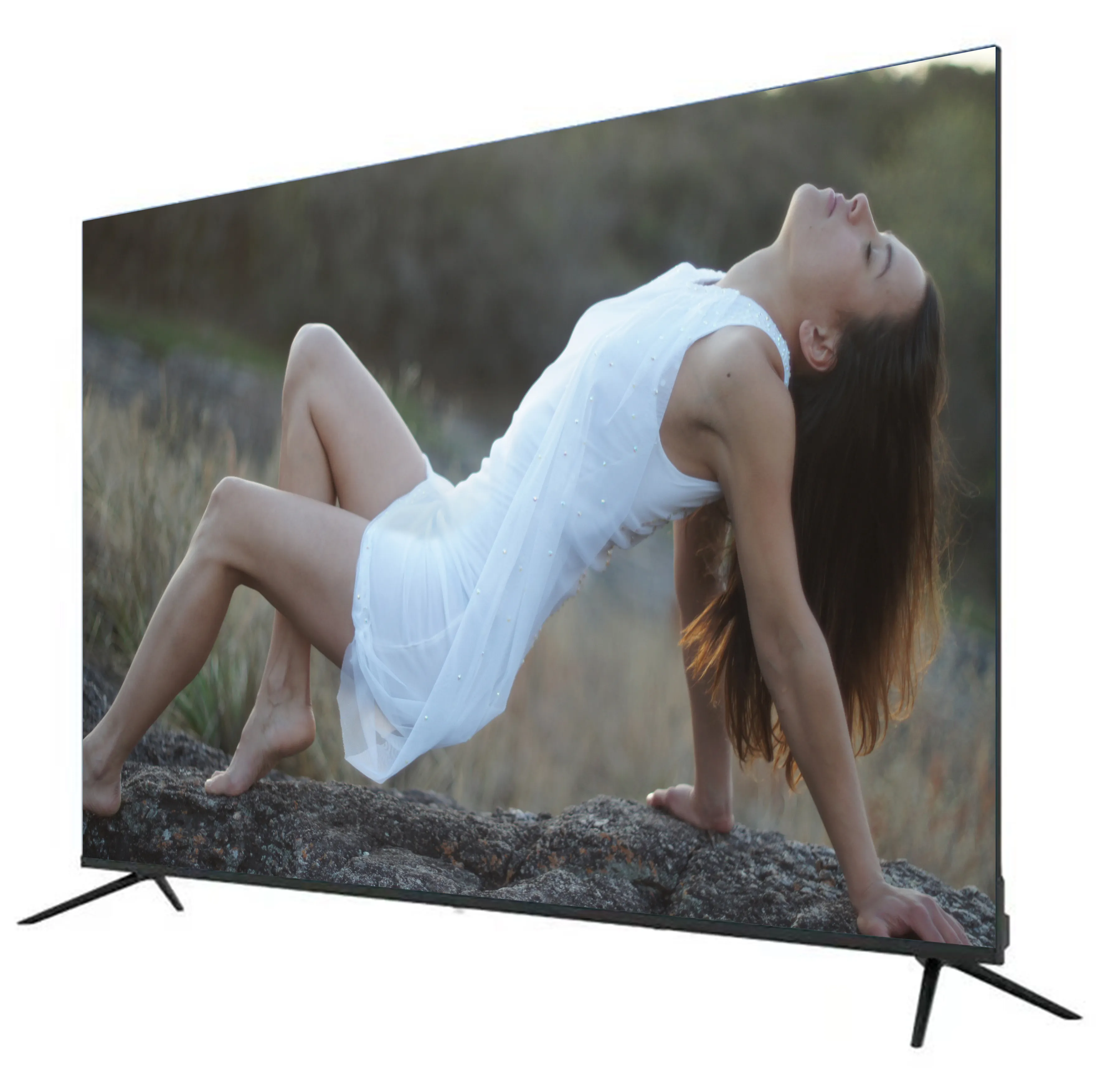 TV de pantalla plana al por mayor 55 pulgadas 4K Smart TV 55 pulgadas con HD normal LED TV
