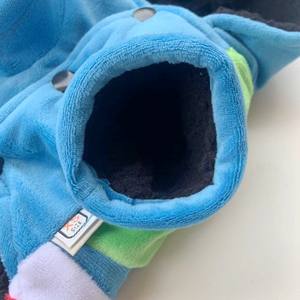 Fantasia de Transformação de Super-Herói com Ovo Salgado para Cães Teddy Bichon, Casaco de Algodão para Corgi e Golden Retriever, Grande, Outono/Inverno - Product Image 4