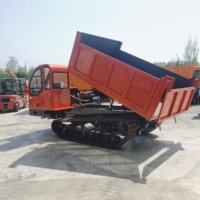 Usine directe Mini Dumper Transporter auto-chargement sur chenilles chargeur camion chinois Mini camion Dumper sur chenilles