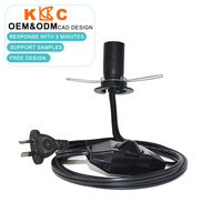 Cordon d'alimentation pour support de lampe standard australien certifié SAA pour luminaires encastrés et suspendus