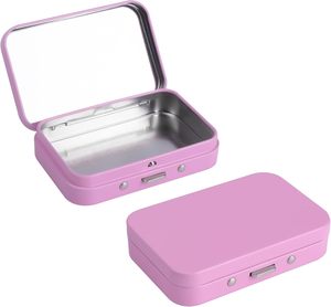 Custom Food-Grade Rectangular Tin Case with Durable Tinplate Square Shape Mint <b>Candy</b> <b>Box</b> for Chewing Gum Customized Logo - Product Image 1