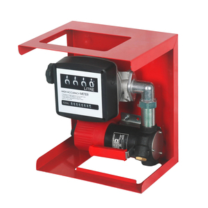 Kit de <span class=keywords><strong>pompe</strong></span> de transfert de carburant diesel bio à grand débit DC12V 24V 60LPM avec débitmètre, buse, tuyau - Product Image 4