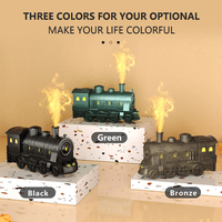 Humidificador en forma de tren, difusor de aroma comercial, máquina de Aroma, difusor de medusas, sonido de silbato de tren simulado