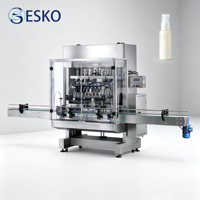 Ligne de production de remplissage à chaud ESKO avec doseur rotatif à piston pour miel, pâte à tartiner au chocolat, cire, crème, sachets, machine de fabrication de lotion cosmétique