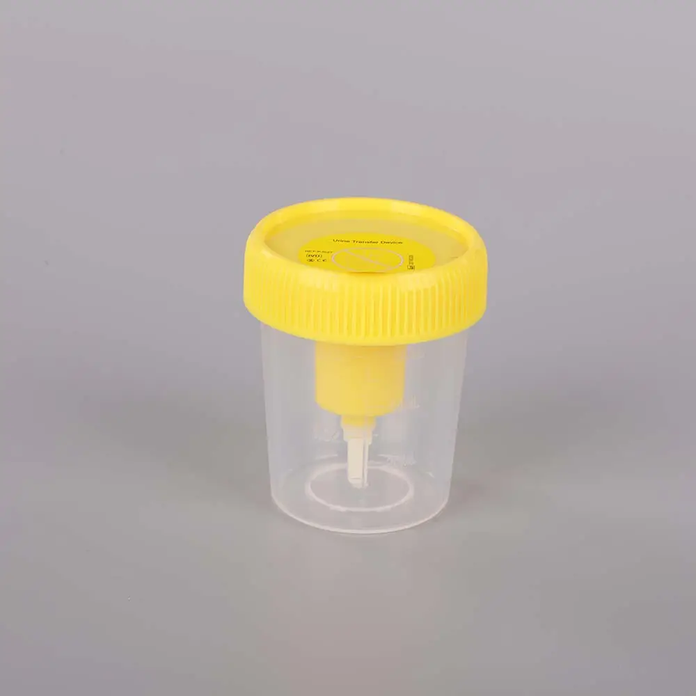 Contenitore medico sfuso contenitore per campioni in plastica tazza per raccolta campioni monouso graduata da 60 Ml contenitore per campioni antiperdite tazza per urina con