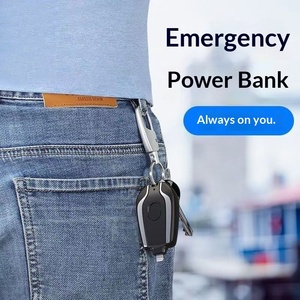 Cargador Portátil Mini Inteligente Personalizado para Llavero con Pantalla, Batería de <span class=keywords><strong>Li</strong></span>-Polímero de 1000mAh, Carga Rápida Tipo-C, Promocional para iPhone, de Emergencia - Product Image 4