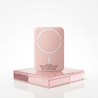 Cadeau promotionnel DDP USA/Europe, batterie externe magnétique portable 5000 mAh, chargeur sans fil, batterie externe pour iPhone